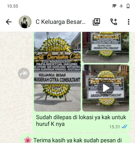 Pengiriman Papan Bunga Duka Balai Kartini Jakarta