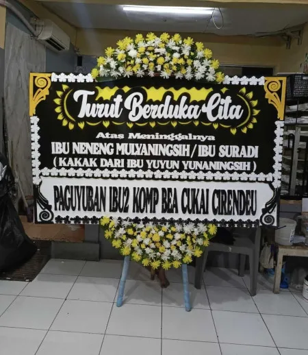 Papan Bunga Duka Balai Kartini Jakarta