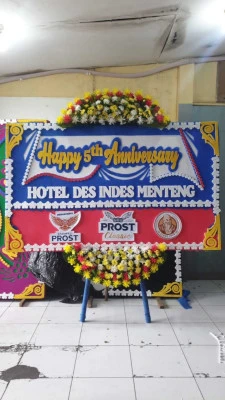 Papan Bunga di Balai Kartini Jakarta