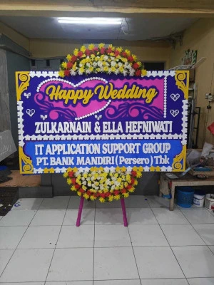 Papan Bunga di Balai Kartini Jakarta